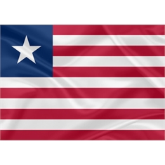 Libéria - Tamanho: 1.57 x 2.24m